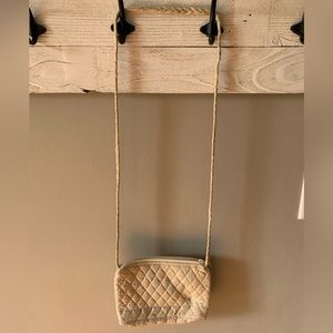 Vera Bradley vintage Natural crossbody bag.